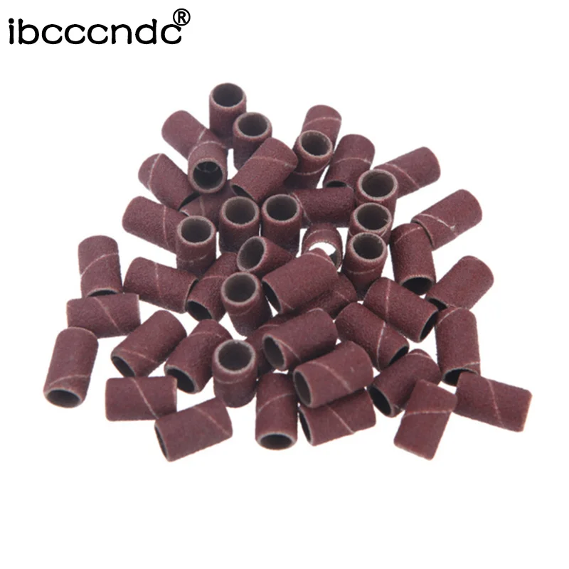 100 шт./упак. шлифовальный круг для ногтей Шлифовальная головка полировщик