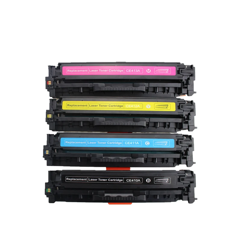 Совместимый тонер-картридж 305A CE410 CE410A CE411A CE412A для HP laserJet Enterprise 300 цветов M351 M375nw 400