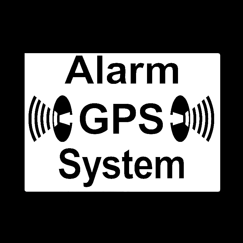 QYPF 15 см/10 6 см GPS системы сигнализации предупредительный знак автомобильная