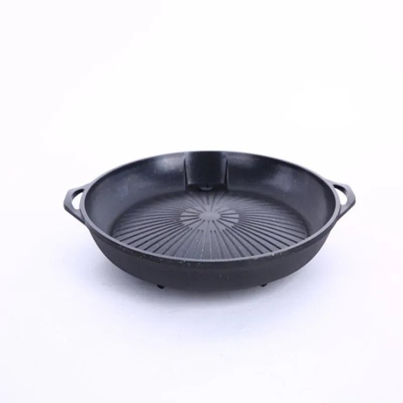 Baking Tray Maifan Stone Coated Barbecue Dish Pot Korean Household Smokeless Non-stick | Дом и сад