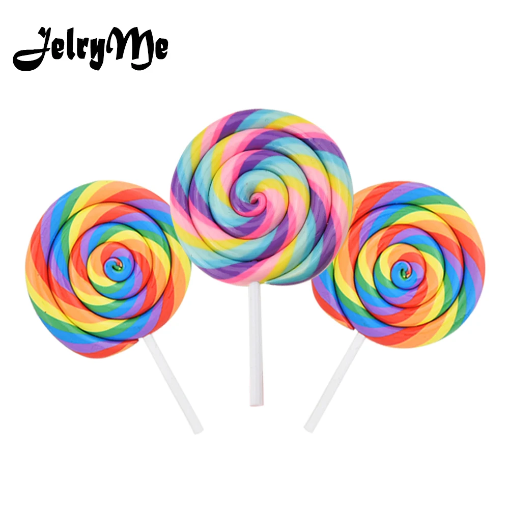 Персонализированные полимерные брелоки для детей радужный цвет искусственная