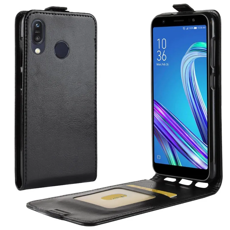 Asus ZenFone 5Z ZS620KL Case PU Leather Back Cover Phone 5 ZE620KL ZE 620KL 620 ZE620 KL X00QD Flip | Мобильные телефоны и