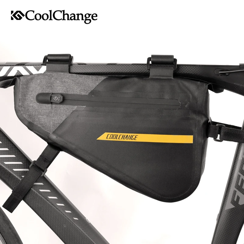 Велосипедная сумка CoolChange с треугольной отражающей передней рамой