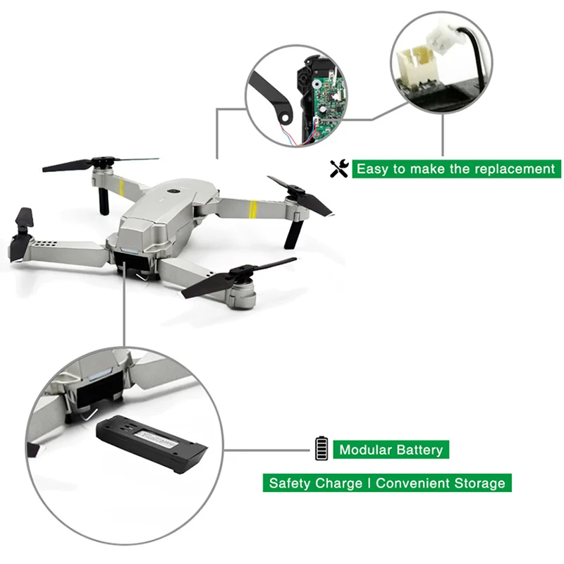 Радиоуправляемый Дрон Квадрокоптер с 1080P wifi FPV камерой HD Радиоуправляемый вертолет долгое время полета Профессиональный Дрон игрушки 720P Квадрокоптер дроны