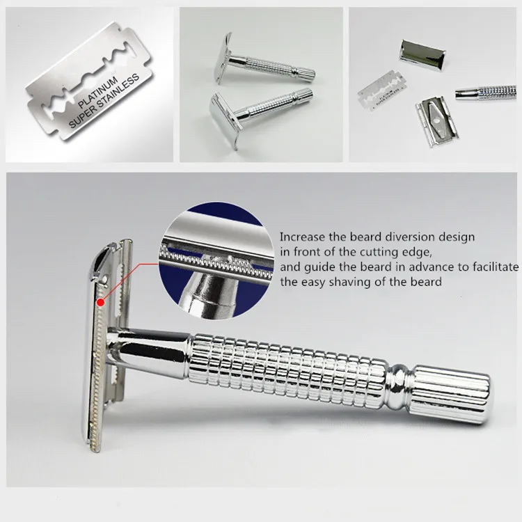 Высококачественная ручная бритва безопасная двойная Бритва для мужчин