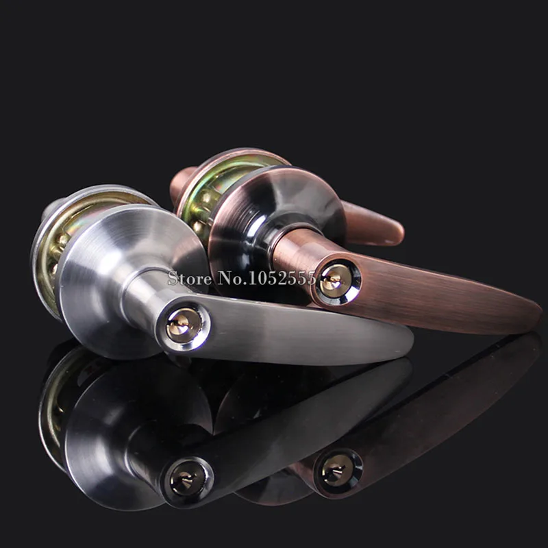 High Quality Stainless Steel Security Door Lock House Interior Handle Anti-theft Lever Locks with keys K127 | Обустройство дома