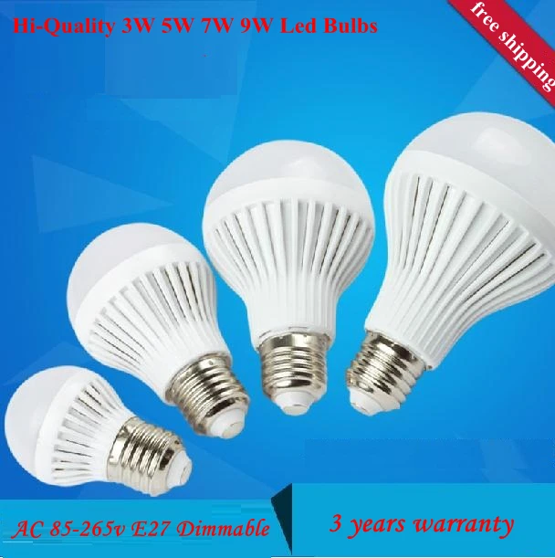 Высококачественные светодиодные лампы глобус светильник 3 Вт 5 7 9 E27 AC85-265V