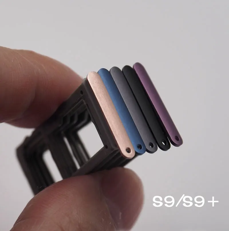 10pcs/lot High quality sim tray For Samsung Galaxy S9 G960 G960F plus G965 G965F Single Dual Sim Card Tray Holder | Мобильные