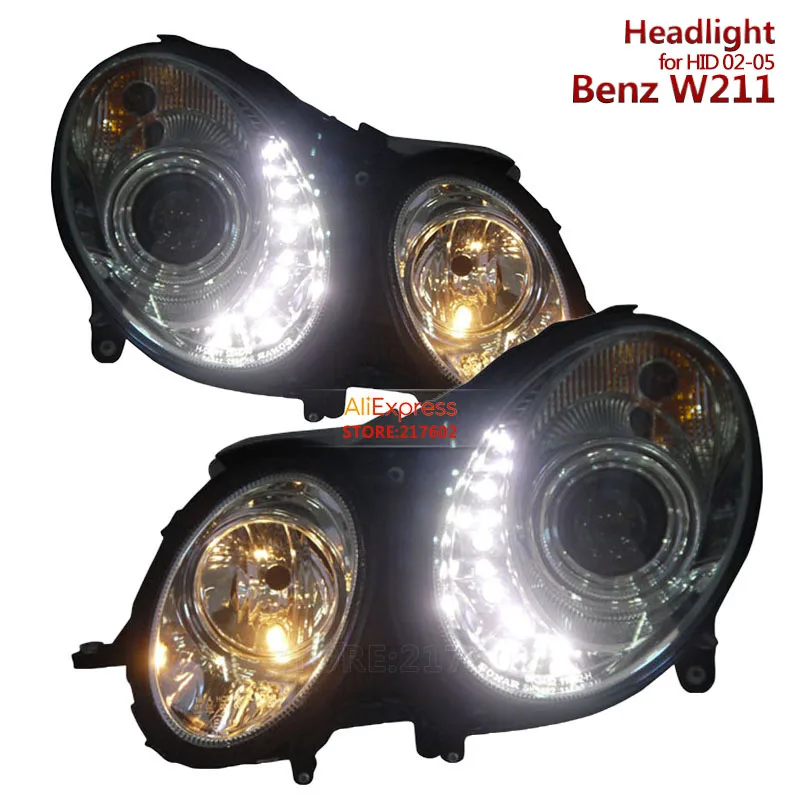 

for Mercedes-Benz E-Class Original Xenon W211 E63 E280 E230 E350 E500 LED projector Headlights 2002-2005 tuning head lamps