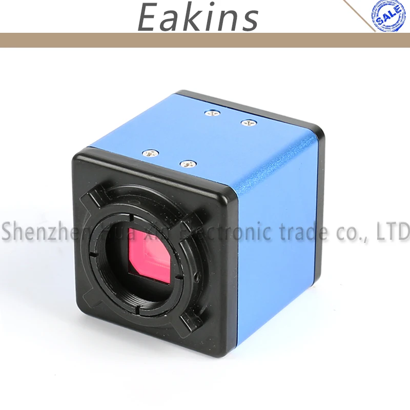 

2.0MP 1/3-inch Sensor Digital Industrial Microscope Camera VGA Output+100X C-mount Lens+56 LED ring Light+Stand holder