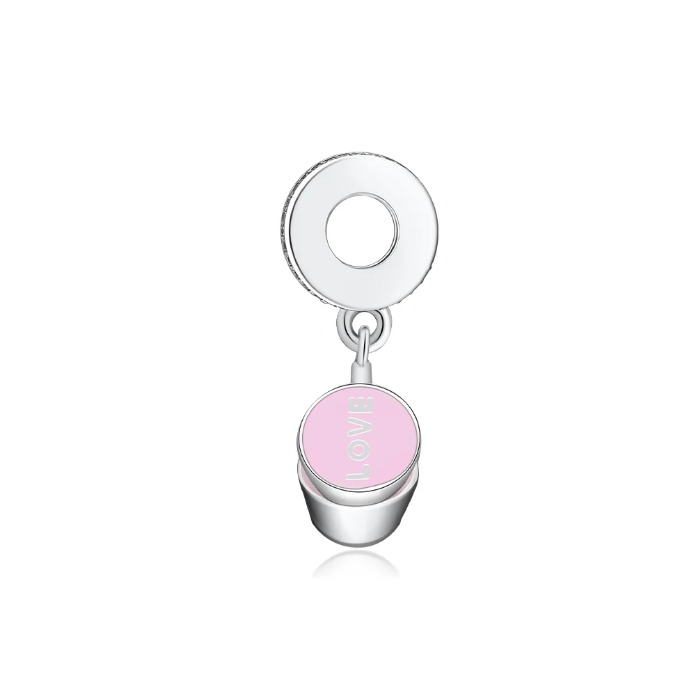 Fits for Pandora Bracelets Sweet Tea Cup Dangle Charms 100% 925 Sterling Silver Jewelry Beads with Clear CZ Free Shipping | Украшения и