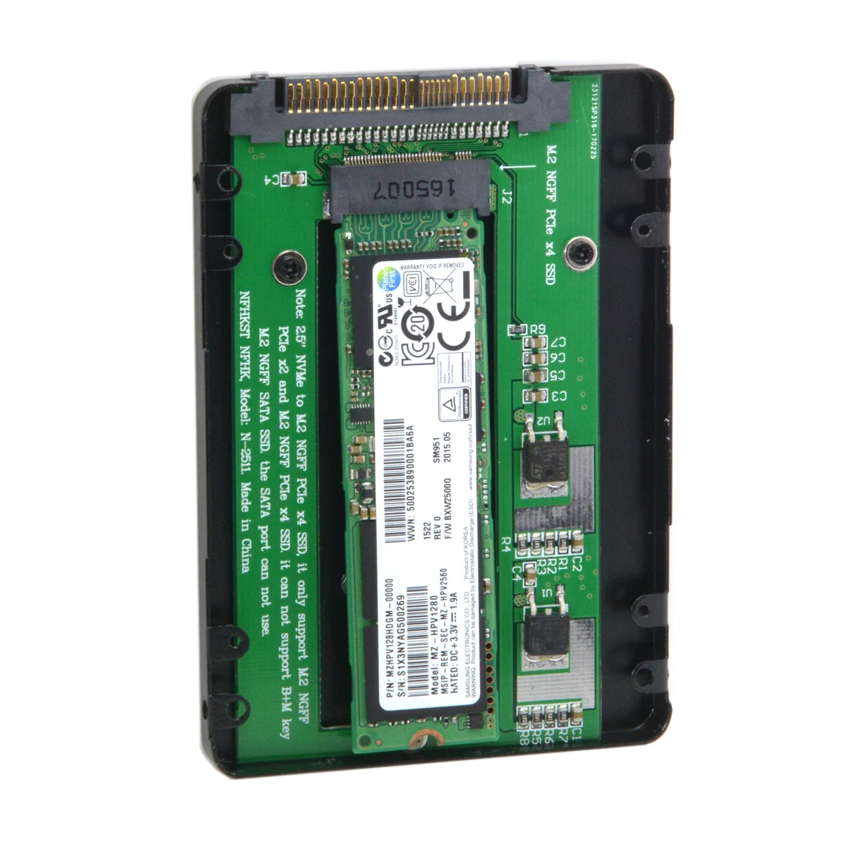 Chenyang SFF-8639 NVME U.2 to NGFF M.2 M-key PCIe SSD чехол конвертер для материнской платы заменить 750