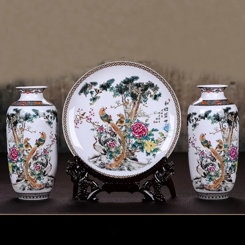 Современный китайский классический стиль цзиндэчжэнь настольное украшение