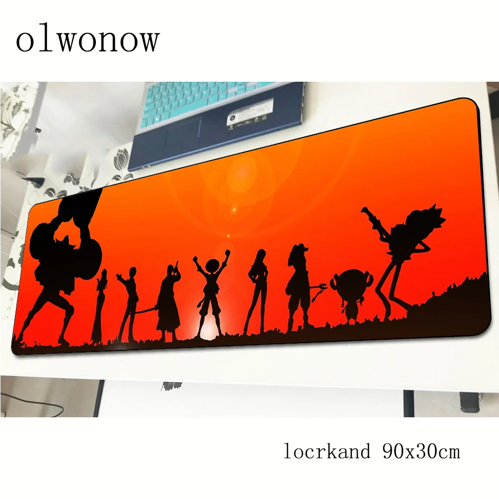 Слитный коврик для мыши красивый компьютерный геймерский 90x30 см в подарок