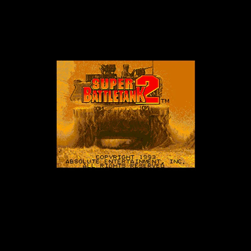 Супер Battletank 2 NTSC Версия 16 бит 46 пин большая серая игровая карта для игроков в