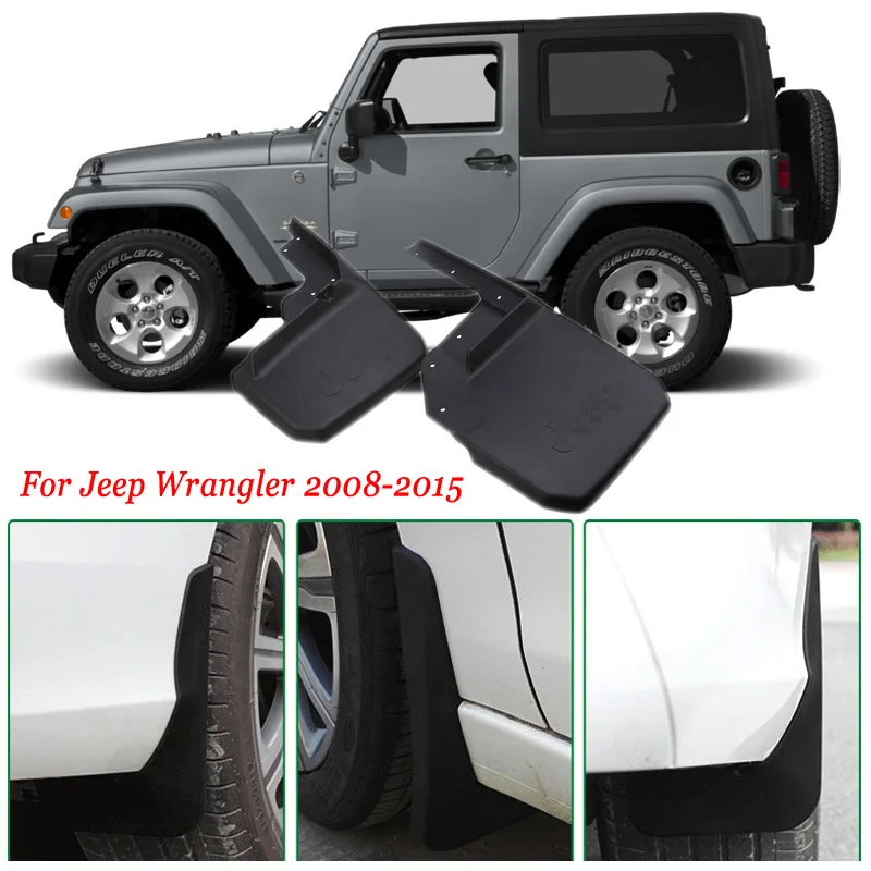 4 шт. Премиум сверхмощные литые Брызговики защитные крылья для Jeep Wrangler 2008 2015|mud