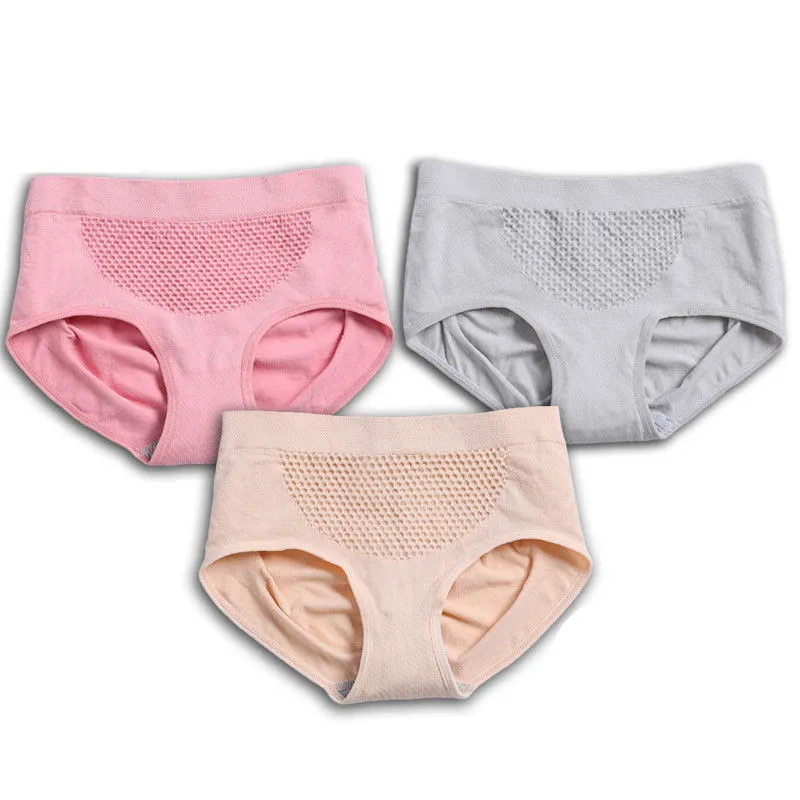 3 шт./компл. женские сексуальные трусики с сотовым дизайном поднимающие бедра