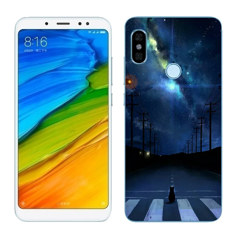Чехол силиконовый для Redmi Note 5 Pro 64 ГБ 99 дюйма|Бамперы| |