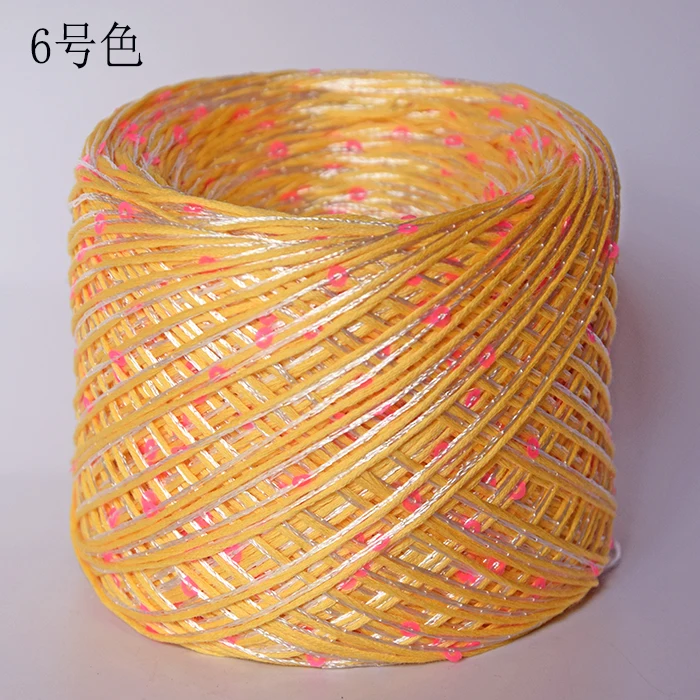Новинка 250 г уникальный мерсеризованный хлопок с блестящей нитью skein Crafts толстая пряжа для вязания швейной нити, X3053