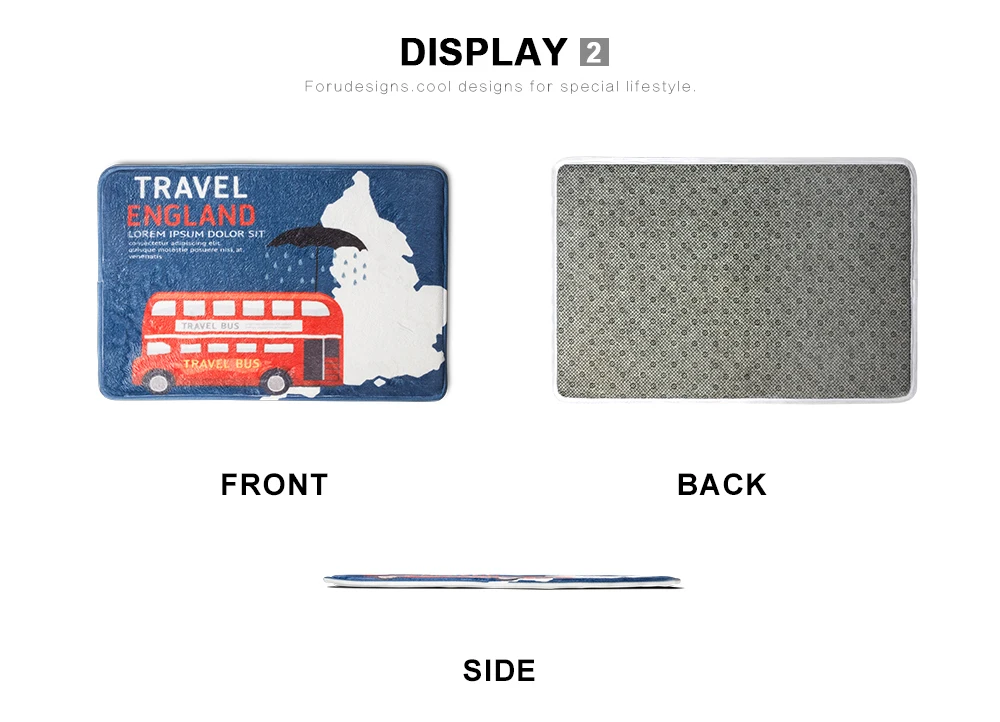 

HUGSIDEA Merry Christmas Door Mat Santa Claus Flannel Outdoor Carpet Christmas Decorations For Home Xmas Party Favors New Year