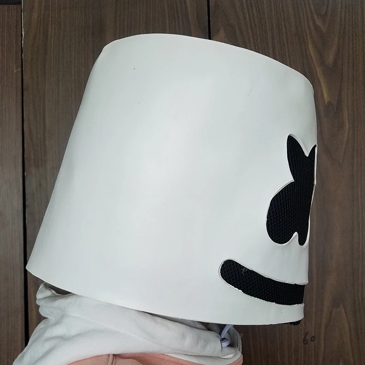 Карнавальный костюм DJ Marshmello карнавальный на все лицо забавные латексные маски