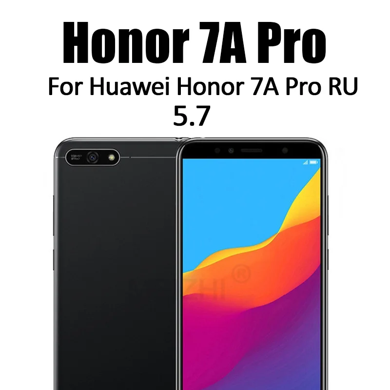 RU 7a pro 5.7inch 2 шт./лот, полное стекло для huawei Honor 7x7 s 7c 7a Pro, закаленное стекло, Защитная пленка для A7 C7 S7 X7 7 A C S X 7apro 7cpro - Цвет: RU 7a pro 5.7inch
