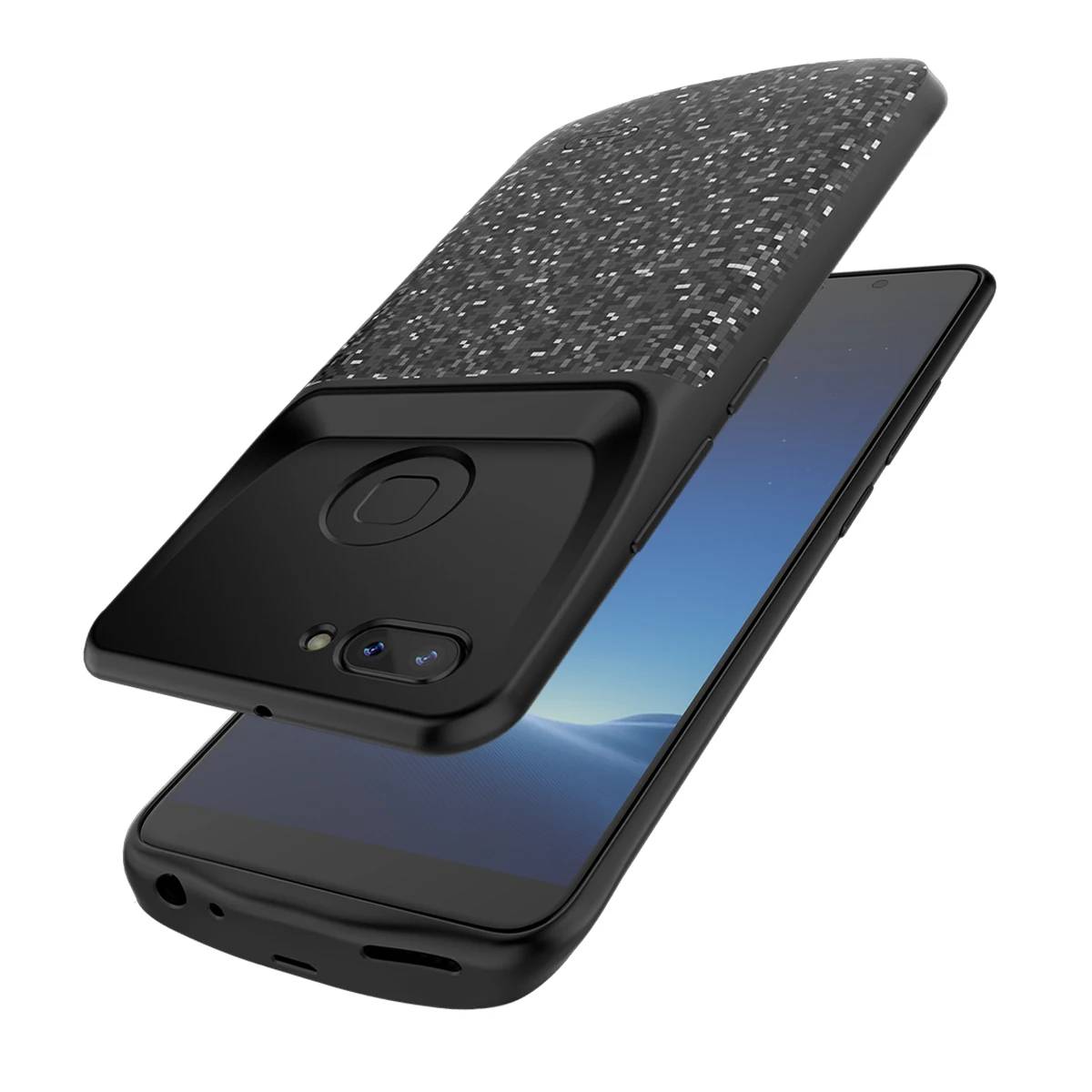 Casewin Батарея Зарядное устройство Крышка для Vivo X20 чехол 4700 мА/ч, Мощность банк Ёмкость Батарея внешнее резервное зарядное устройство Мощность банк чехол для телефона