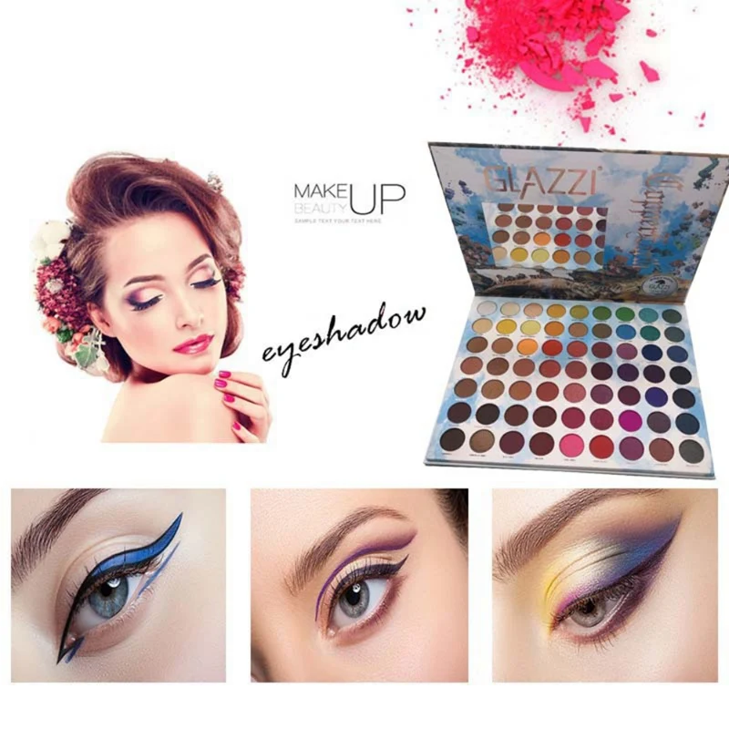 Красочные европейские и американские супер тени для век матовое стекло с