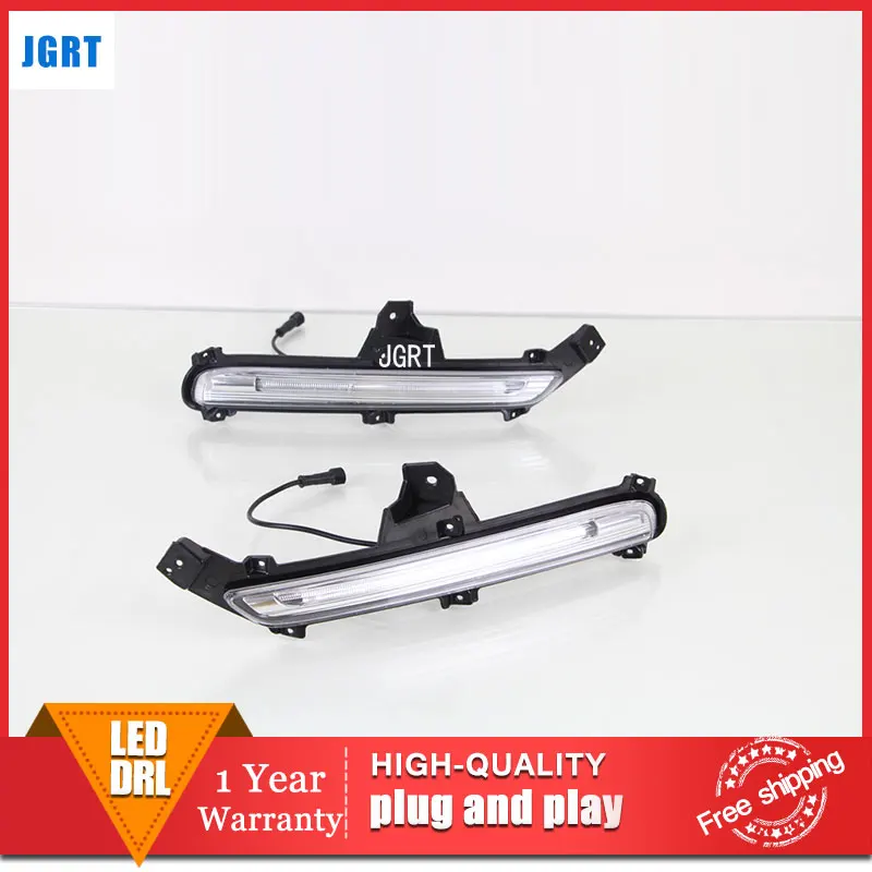 car styling 2015 For kia K2 LED DRL led fog lamps daytime running light High brightness guide | Автомобили и мотоциклы