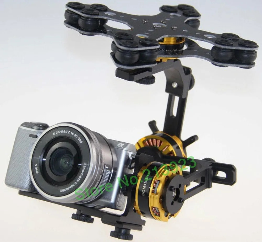 DYS 3 оси Gimbal Управление Mount Kit + оригинальные AlexMos Лер шт. 4108 бесщеточный Двигатель