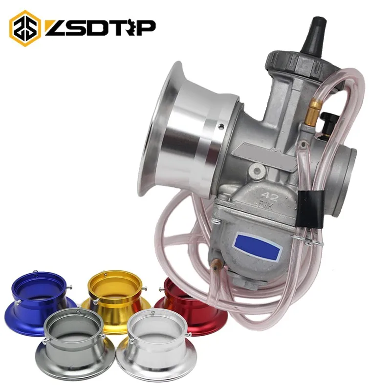 ZSDTRP мотоцикл 63 мм для KEIHIN PWK 34 36 38 40 42 модифицированный карбюратор воздушный