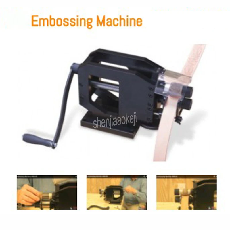 Leather Embossing Machine Manual Stamping WB300 Creasing Belt Printing 1PC | Инструменты
