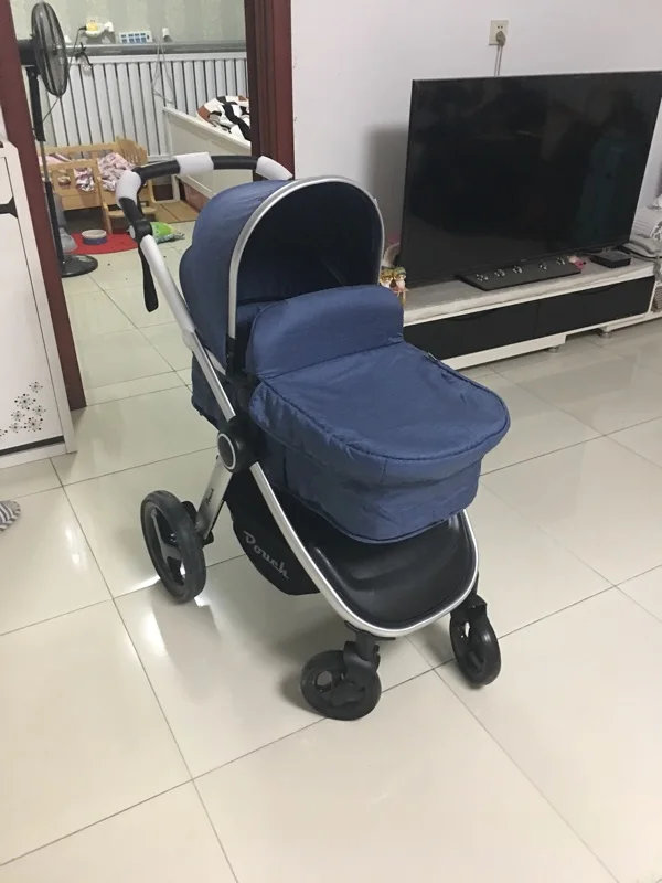 Роскошная Коляска 2 в 1/3 в 1 коляска Puchair+ Независимый спальную корзинку+ безопасное автокресло, роскошные детские коляски. 3 в 1 тележка