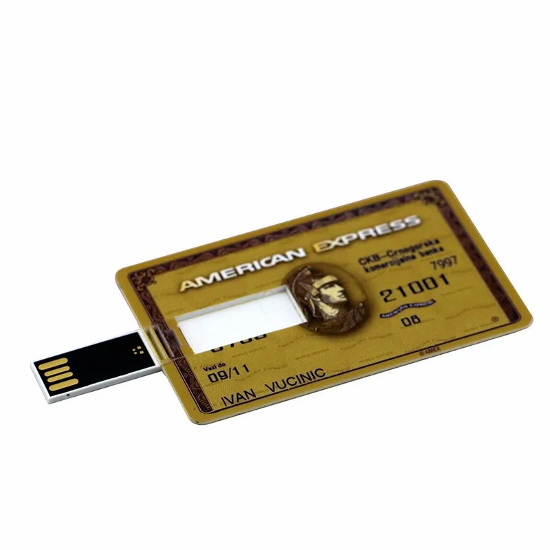 Высокоскоростной флэш накопитель для кредитной карты USB 32 ГБ 64 флешка 16 карта
