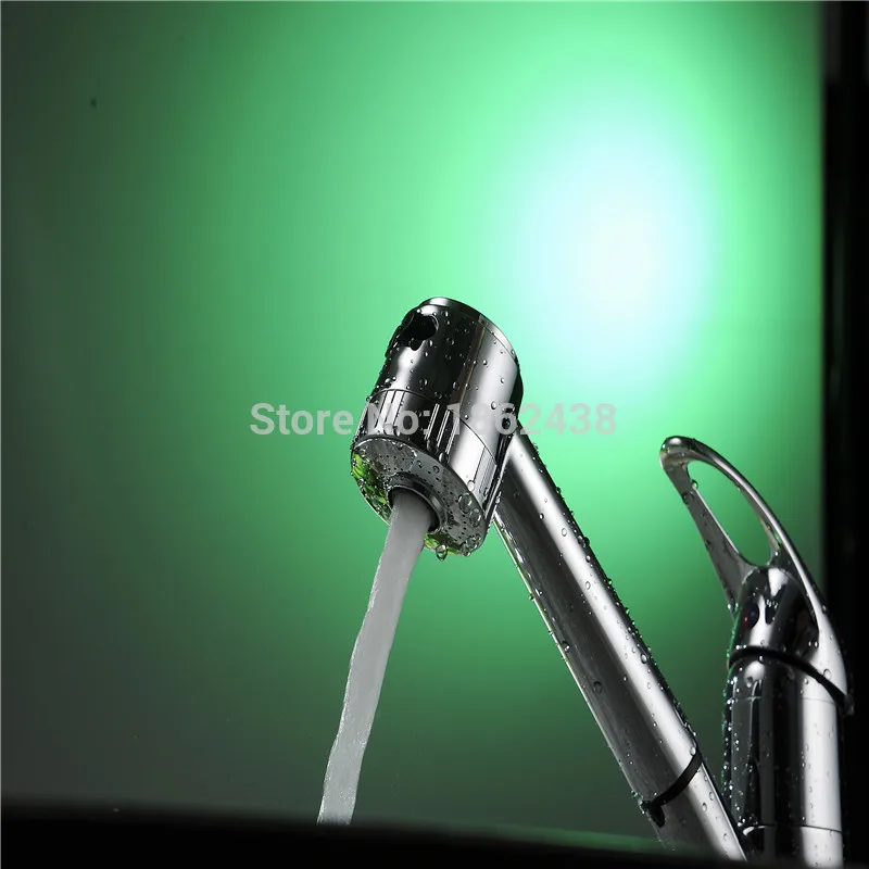 Лучший вытяжной кран для раковины ванной комнаты из чистой латуни с одним