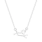 Kinitial 1 шт. ожерелье со знаком зодиака, астрологическое ожерелье, звезда, созвездия, модная цепочка, ожерелья на день рождения 237-228