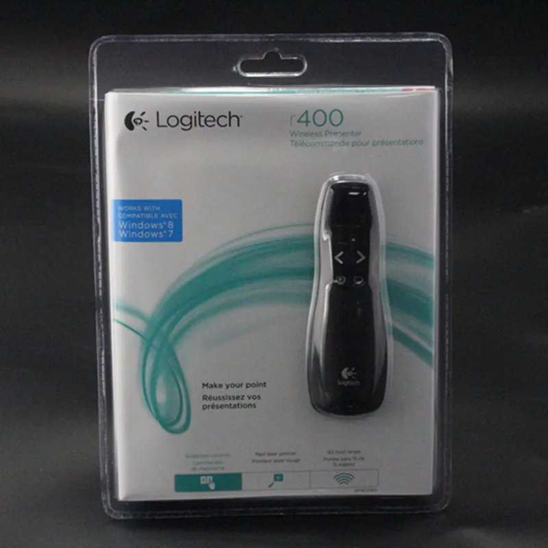QIYING 2 4G USB лазерная указка logitech R400 для презентаций ручка RF с сумкой Беспроводной ppt