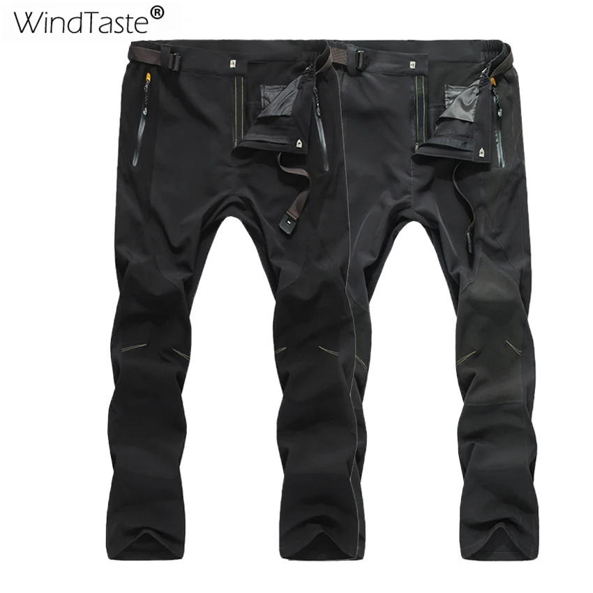 Мужские брюки Windtaste летние быстросохнущие эластичные водоотталкивающие