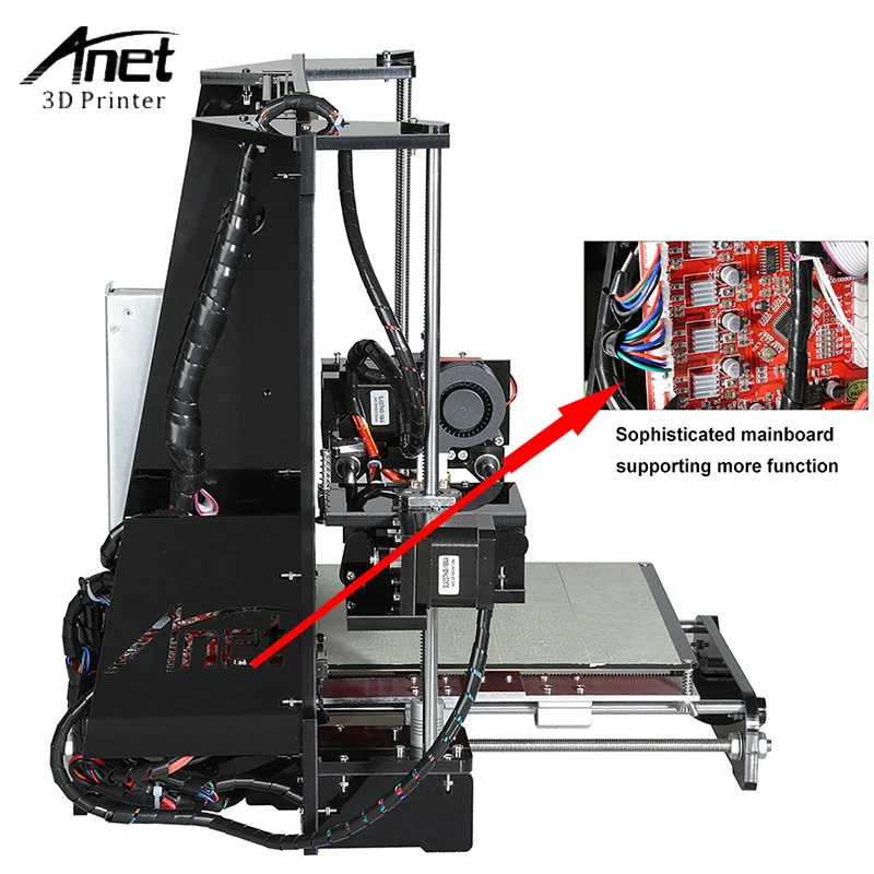 Улучшенный Anet нормальный A6 3D принтер высокой точности impresora 3d DIY машина Reprap