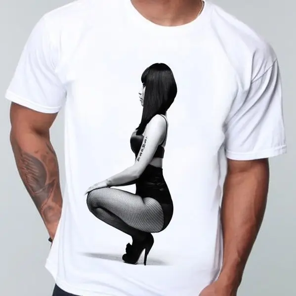 NEW Music Nicki Minaj T-Shirt Pink Anaconda Young MEN WOMEN T-SHIRTS S-5XL | Мужская одежда