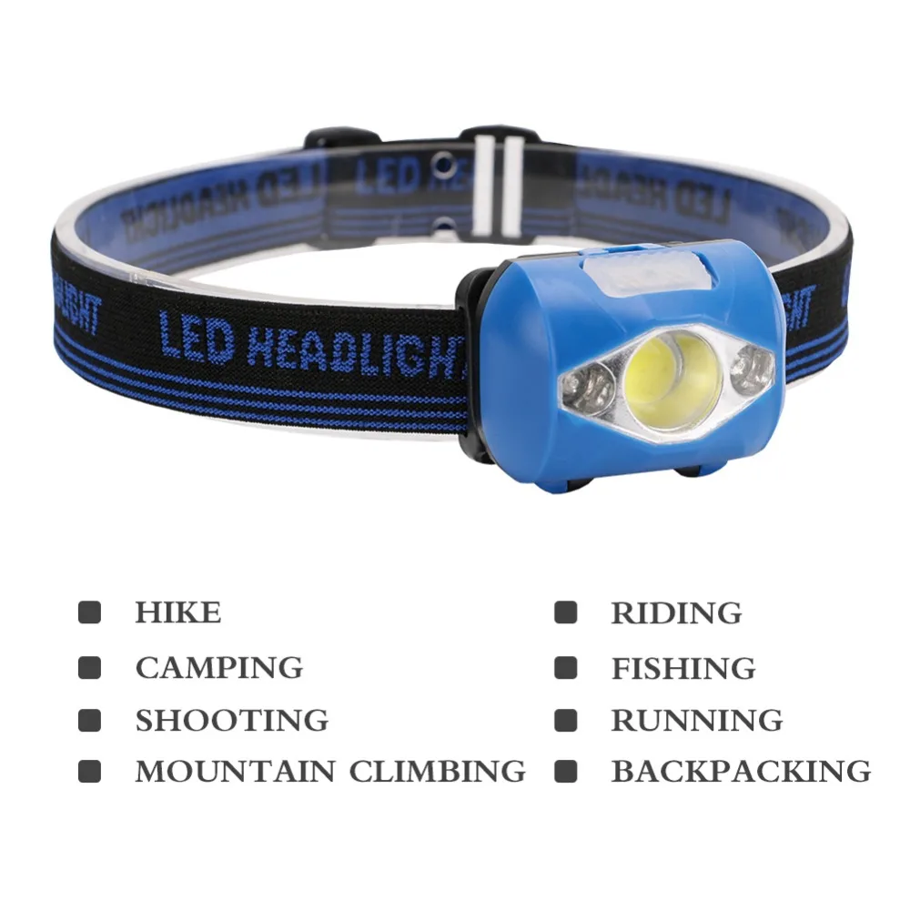Portable Mini Headlamp Light Torch 4 modes LED Waterproof Headlight Outdoor Camping Head For AAA Battery | Лампы и освещение