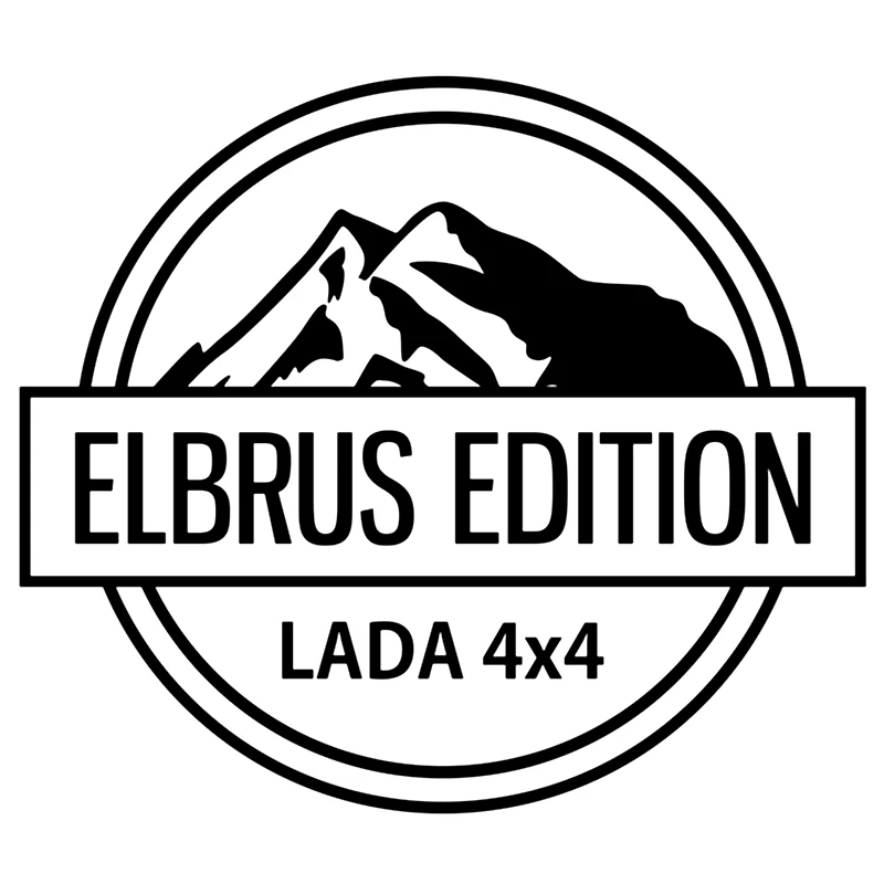 CS 489 # LADA 4x4 забавная Автомобильная наклейка и Серебристые/Черные виниловые