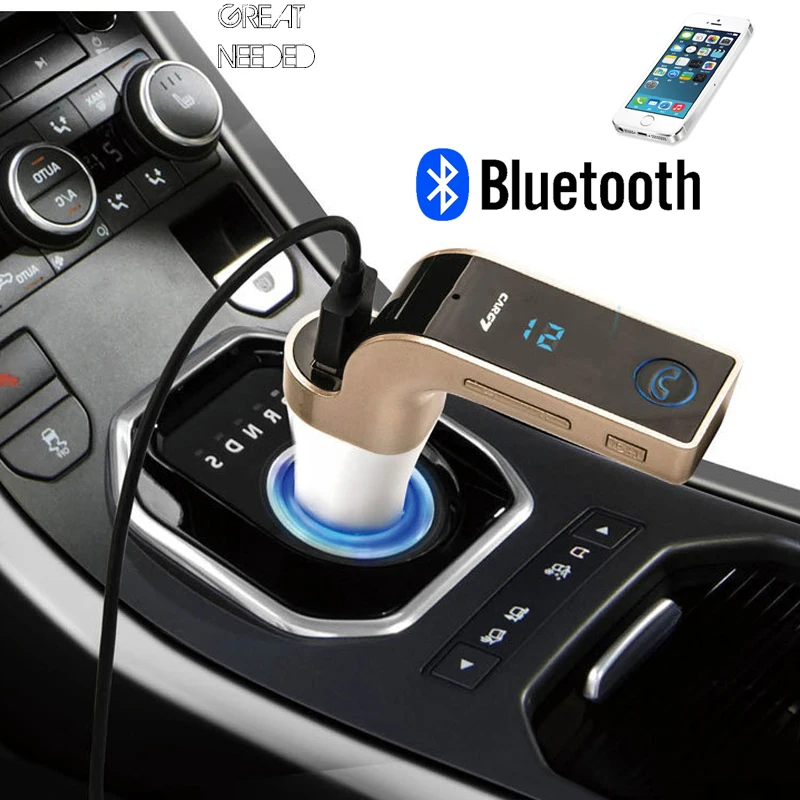 Bluetooth автомобильный FM передатчик гарнитура ЖК дисплей комплект MP3 музыкальный