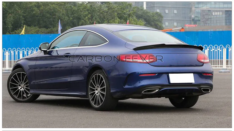 Для Mercedes w205 углерода Волокно спойлер на багажник заднее крыло C Class Coupe C205 c250 C300