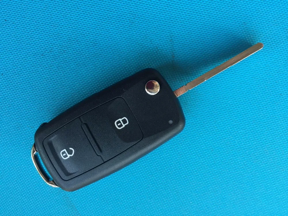 1 шт. сменный Футляр для ключей Vw Polo GOLF 2/3 кнопки дистанционного флип ключ брелок в