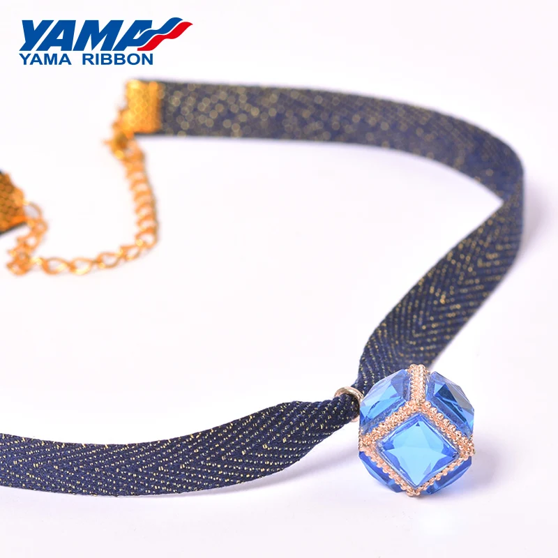 YAMA Gold Purl Twill Ribbon 9 мм 16 19 25 38 50 ярдов/рулон 3/8 &quot5/8&quot 3/4 &quot1&quot 1 5 &quotдюйма для