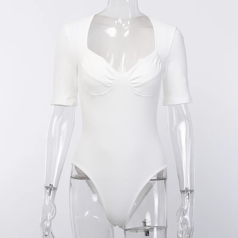 Сексуальные боди с коротким рукавом сексуальные женские черные обтягивающие