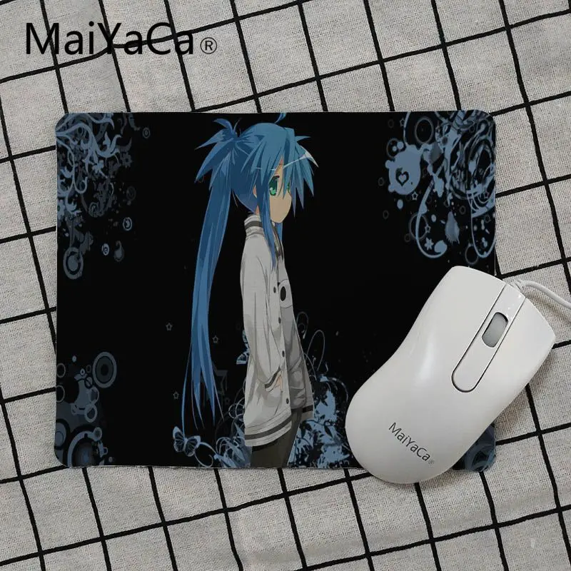 MaiYaCa Lucky Star Izumi Konata маленький коврик для мыши девочек компьютерный Гладкий