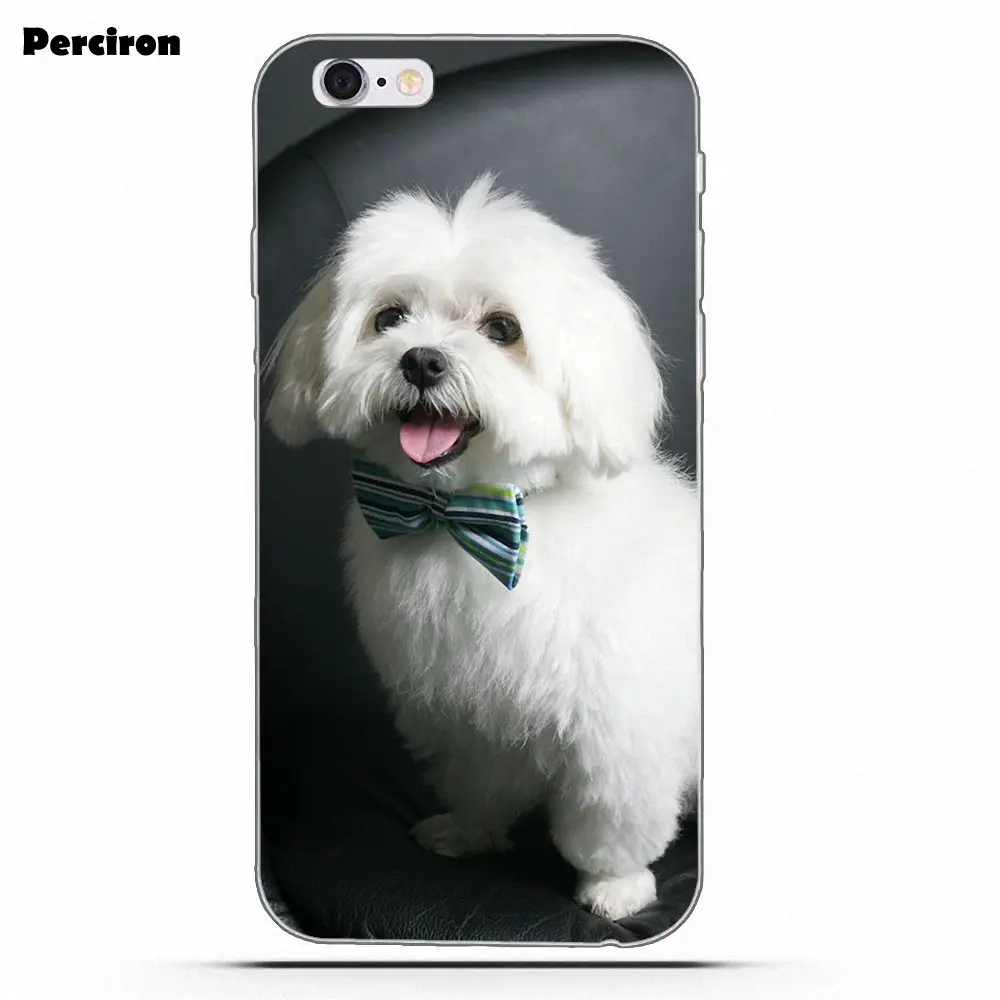 Perciron мягкий чехол для Huawei P7 P8 P9 P10 P20 P30 Lite Mini Plus Pro Мальтийская болонка