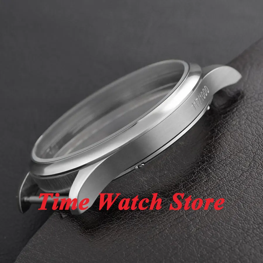 Parnis 44 мм матовый чехол для часов с тыквой короной из нержавеющей стали подходит ETA